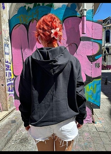 l Beden siyah Renk Sweatshirt