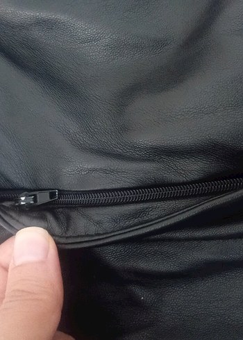 36 Beden siyah Renk Siyah Deri Midi Kadın Pantolon