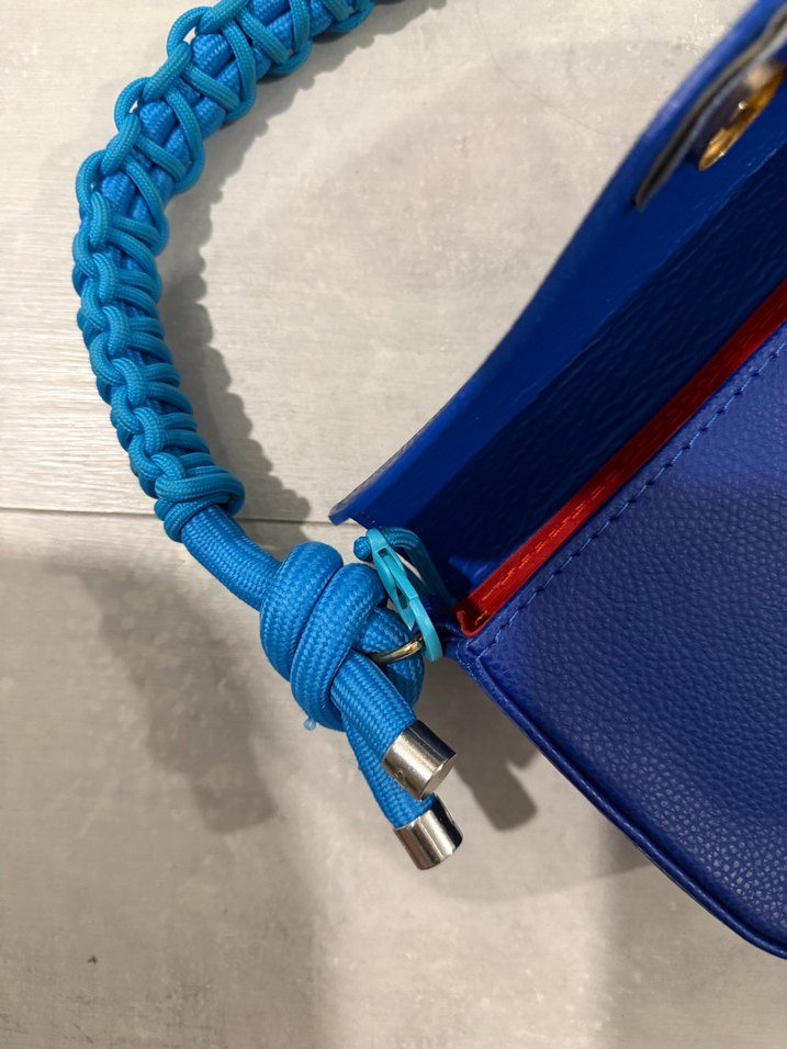 Peuple marka mavi çanta - Görsel 5