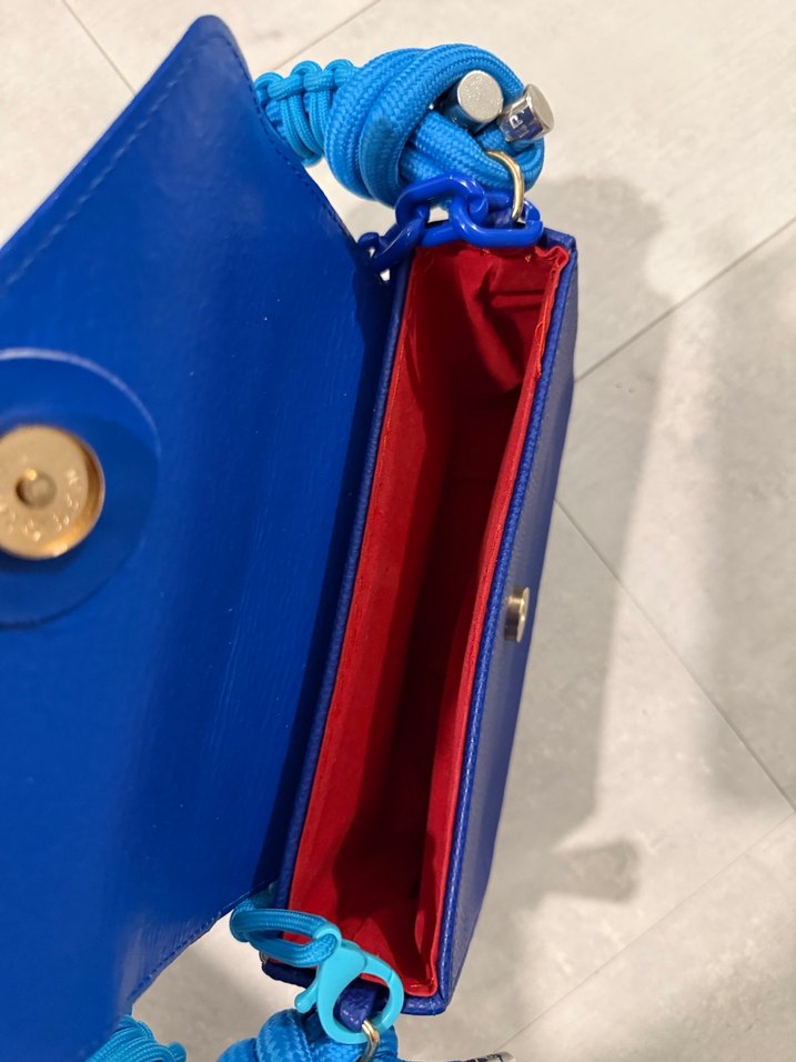 Peuple marka mavi çanta - Görsel 4