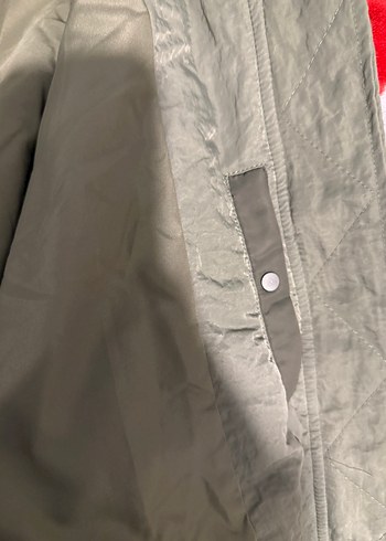 Zara haki yeşil bomber ceket - Görsel 6