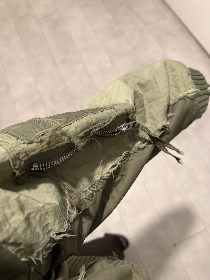 Zara haki yeşil bomber ceket - Görsel 2