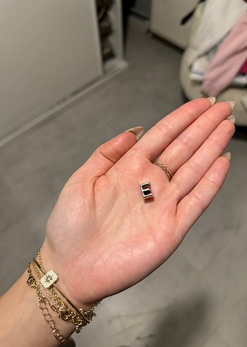 Pandora 925 Ayar Gümüş E Harfi Charm - Görsel 2