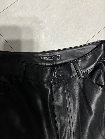 34 Beden stradivarius deri pantolon