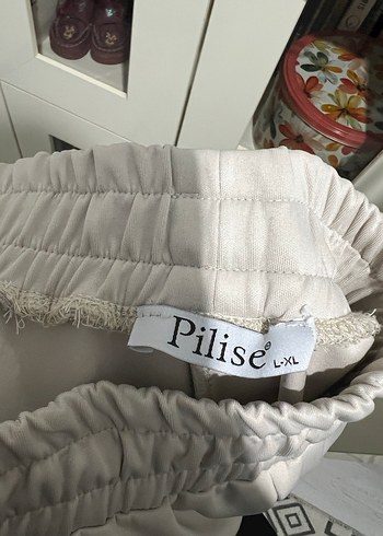 Kadın Bej Uzun Scuba Etek - Görsel 2