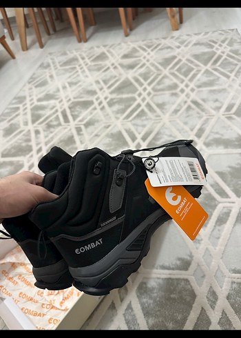 Combat Tactical Siyah Gri Kamuflaj Outdoor Bot - Görsel 5