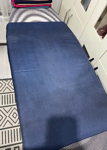 Mavi İpek Kadın Şal AKER - Görsel 3