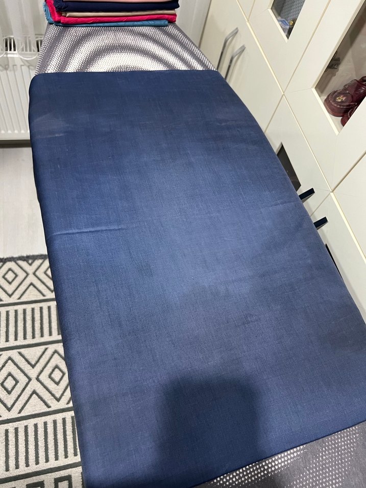 Mavi İpek Kadın Şal AKER - Görsel 3