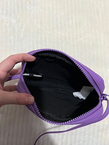 Beden mor Renk Pull and bear mor çanta