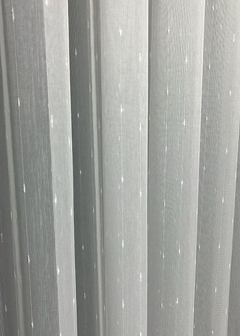 Gri Puantiyeli Modern Perde taç marka metresı 200 tl - Görsel 2