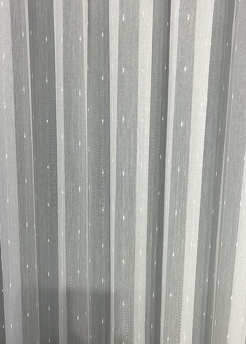 Gri Puantiyeli Modern Perde taç marka metresı 200 tl - Görsel 3