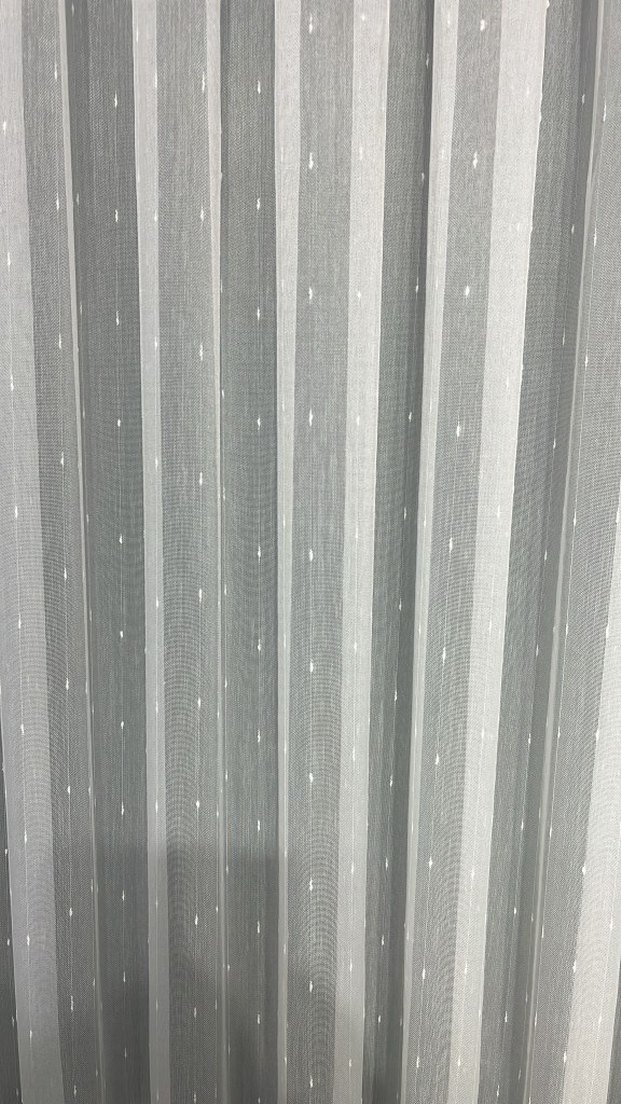 Gri Puantiyeli Modern Perde taç marka metresı 200 tl - Görsel 3