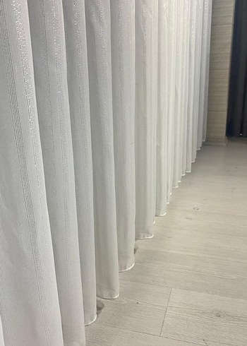 Gümüş geçişli tül perde metrekare fiyatı 195tl - Görsel 4