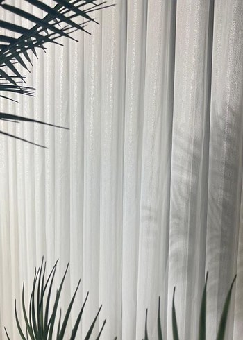 Gümüş geçişli tül perde metrekare fiyatı 195tl - Görsel 3