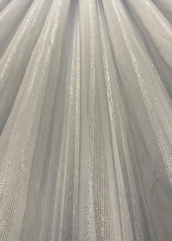 Gümüş geçişli tül perde metrekare fiyatı 195tl - Görsel 2