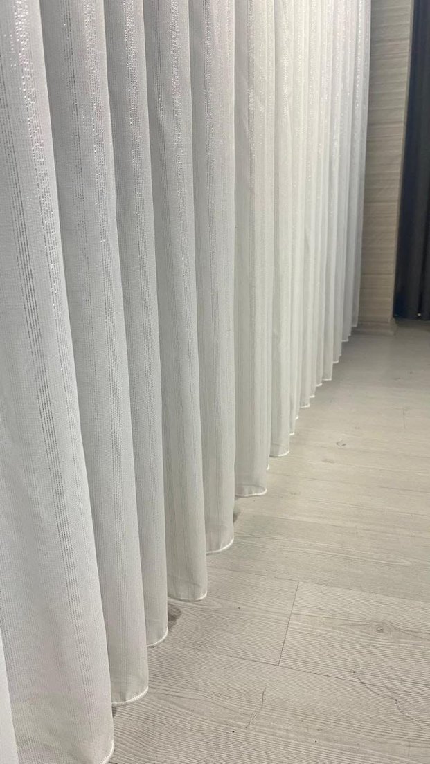 Gümüş geçişli tül perde metrekare fiyatı 195tl - Görsel 4