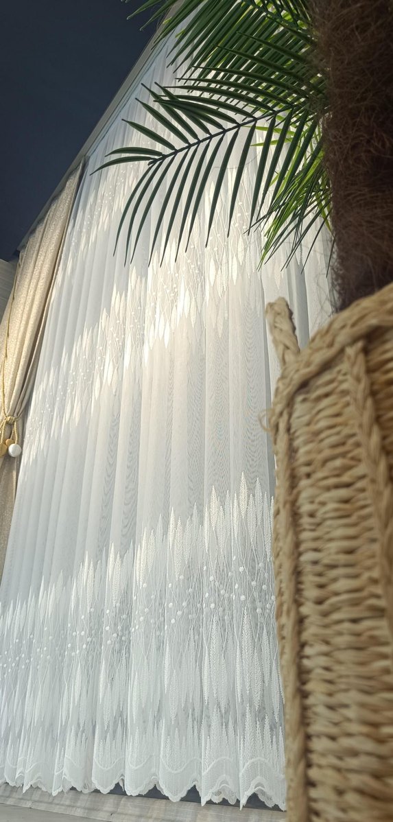 metresi 255 tl tül perde - Görsel 3