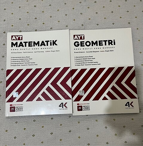4K yayınları AYT Matematik-AYT geometri