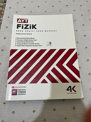 AYT fizik test kitabı