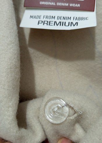 Düğmeli Beyaz uzun Kadın Yelek - Görsel 7