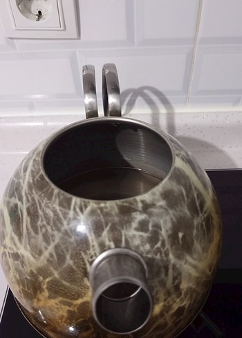 Cam ve Camel Renkli Çaydanlık - Görsel 3