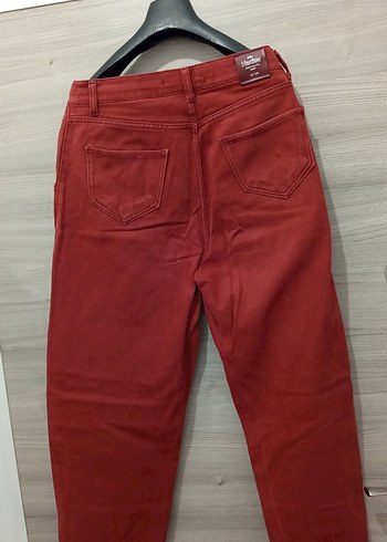 Kiremit Kadın Keten Salaş Pantolon - Görsel 5