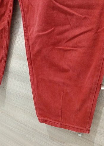 Kiremit Kadın Keten Salaş Pantolon - Görsel 3