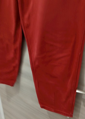 Kiremit Kadın Keten Salaş Pantolon - Görsel 2