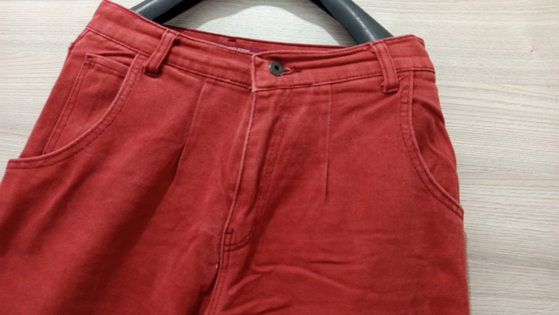 Kiremit Kadın Keten Salaş Pantolon - Görsel 4