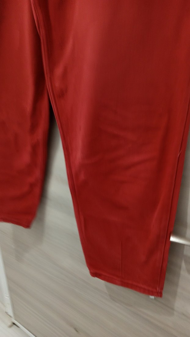 Kiremit Kadın Keten Salaş Pantolon - Görsel 2