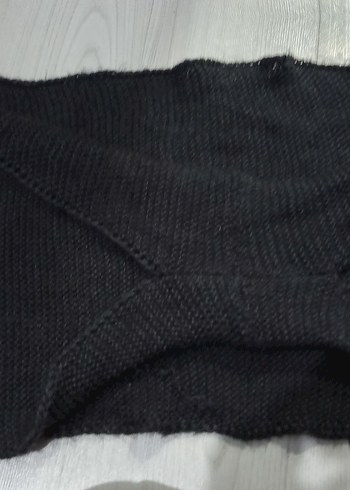 Kadın Antrasit Örgü Boyunluk - Görsel 4