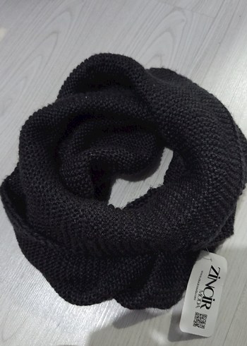 Kadın Antrasit Örgü Boyunluk - Görsel 2