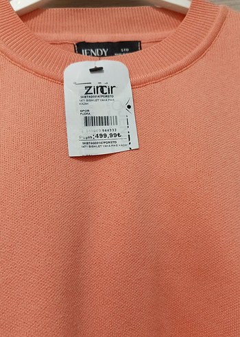 Somon Kısa Kesim Kadın Kazak - Görsel 8