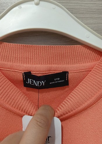 Somon Kısa Kesim Kadın Kazak - Görsel 7