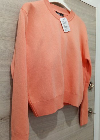 Somon Kısa Kesim Kadın Kazak - Görsel 4