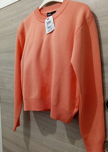 Somon Kısa Kesim Kadın Kazak - Görsel 5