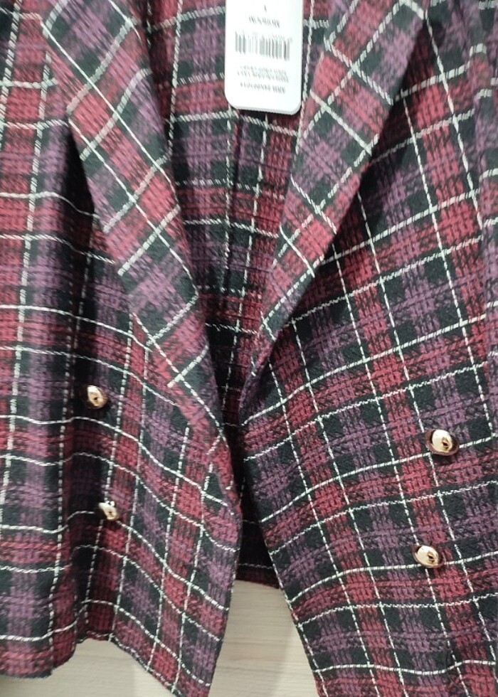 Ekose ceket - Görsel 4