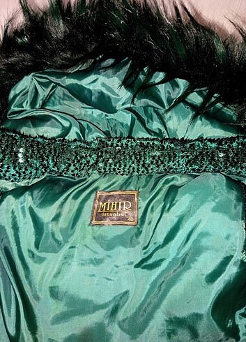 Pul payet şişme mont - Görsel 4