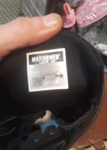 Kadın Siyah Spor Ayakkabı Velcro Bantlı - Görsel 5