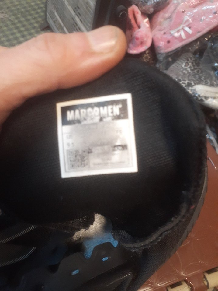 Kadın Siyah Spor Ayakkabı Velcro Bantlı - Görsel 5