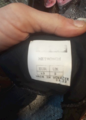 Siyah  Spor Ayakkabı Velcro Bantlı - Görsel 4