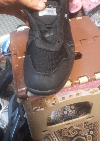 Siyah  Spor Ayakkabı Velcro Bantlı - Görsel 3