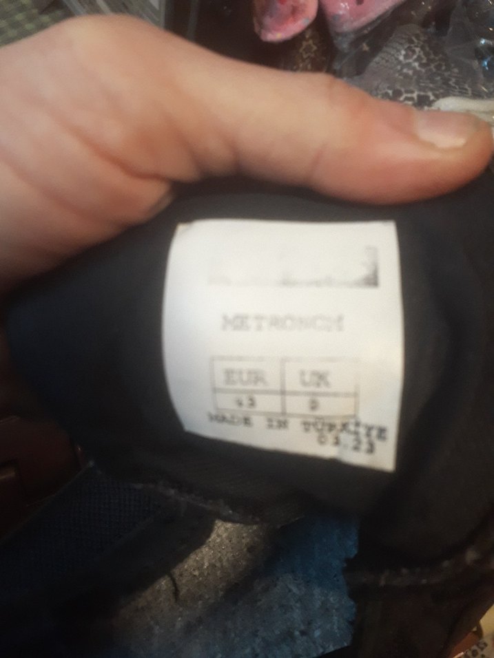 Siyah  Spor Ayakkabı Velcro Bantlı - Görsel 4