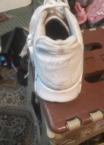 Beyaz Bağcıklı Kadın Spor Ayakkabı - Görsel 4