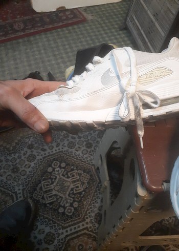 Beyaz Bağcıklı Kadın Spor Ayakkabı - Görsel 3