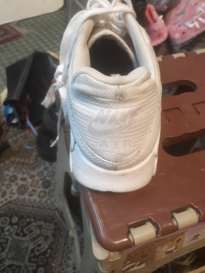 Beyaz Bağcıklı Kadın Spor Ayakkabı - Görsel 4