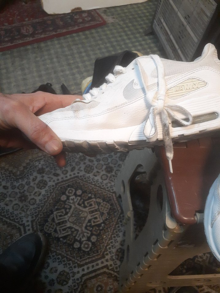 Beyaz Bağcıklı Kadın Spor Ayakkabı - Görsel 3