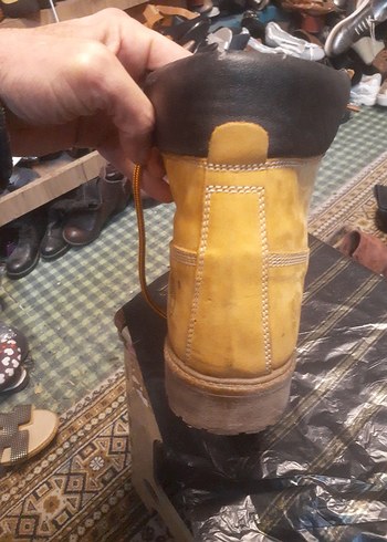 Sarı Bağcıklı Erkek Kauçuk Bot - Görsel 3