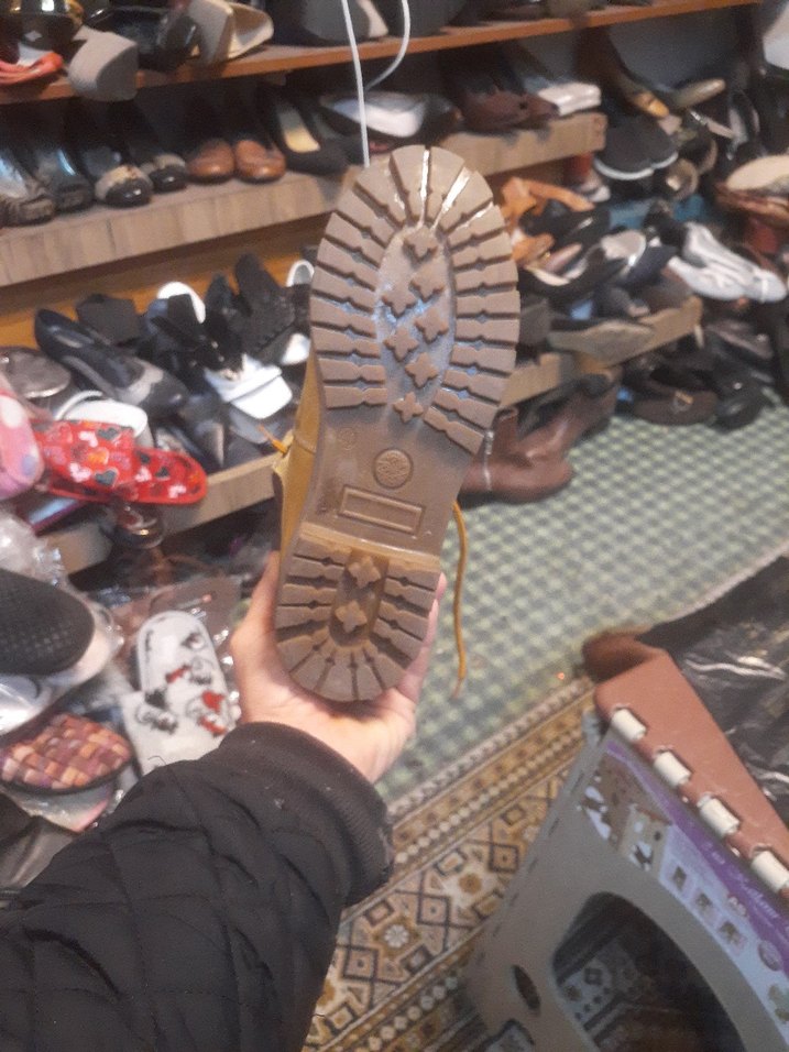 Sarı Bağcıklı Erkek Kauçuk Bot - Görsel 5