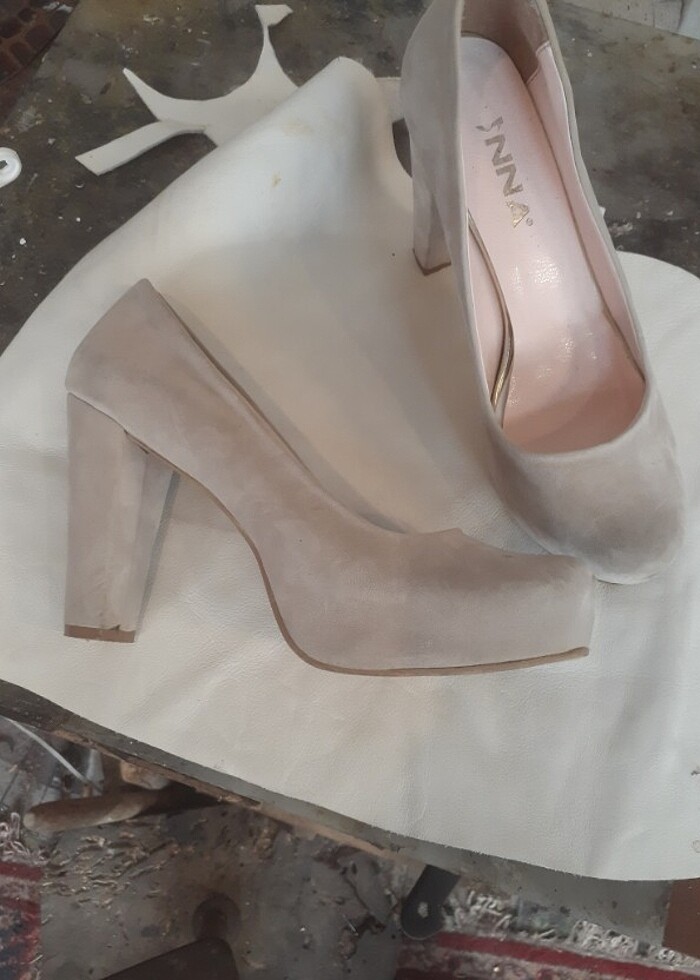 Bayan platform ayakkabı - Görsel 3